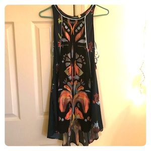 Free people water color swing dress